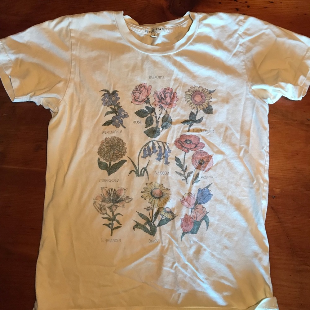Urban Outfitters graphic flower shirt